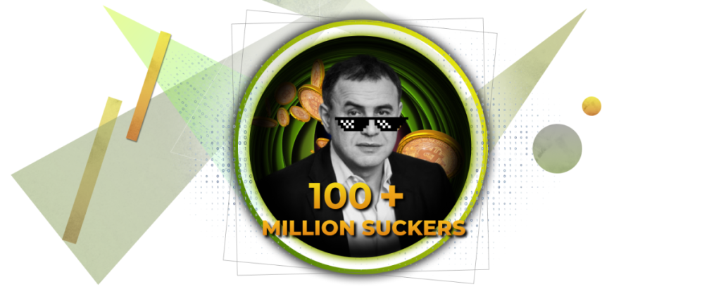 100+ million suckers rekt globally by a crypto gangsters bunch