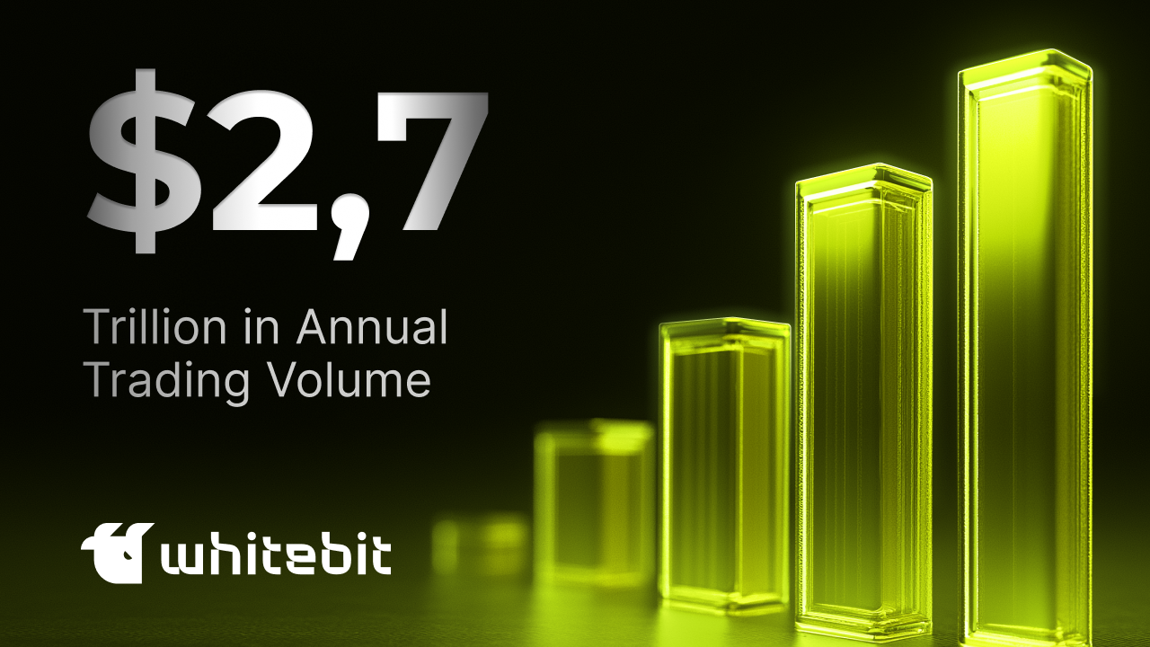 WhiteBIT Surpasses Kraken in Annual Trading Volume